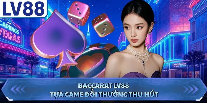 Baccarat LV88 tựa game đổi thưởng thu hút