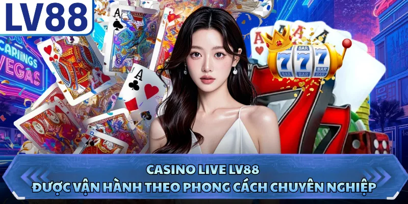 Casino live LV88 được vận hành theo phong cách chuyên nghiệp