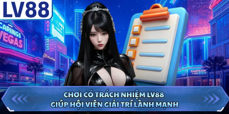 Chơi có trách nhiệm LV88 giúp hội viên giải trí lành mạnh