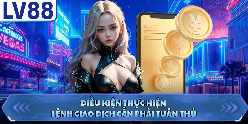 Điều kiện thực hiện lệnh giao dịch cần phải tuân thủ