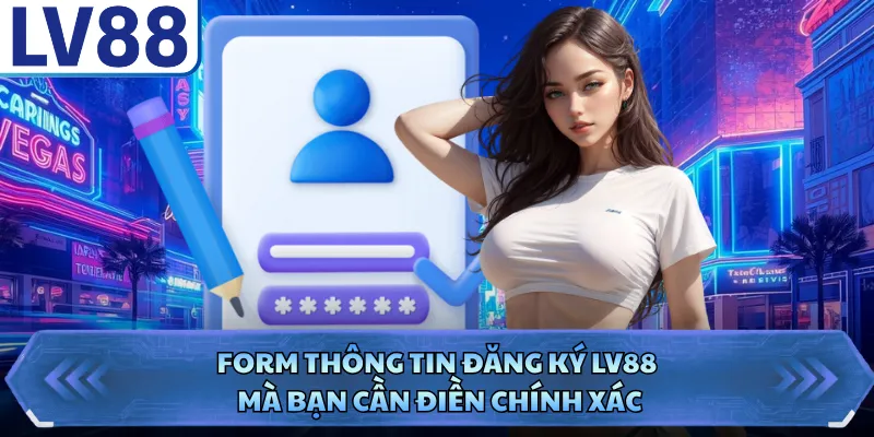 Form thông tin đăng ký LV88 mà bạn cần điền chính xác