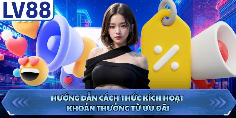 Hướng dẫn cách thức kích hoạt khoản thưởng từ ưu đãi